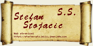 Stefan Stojačić vizit kartica